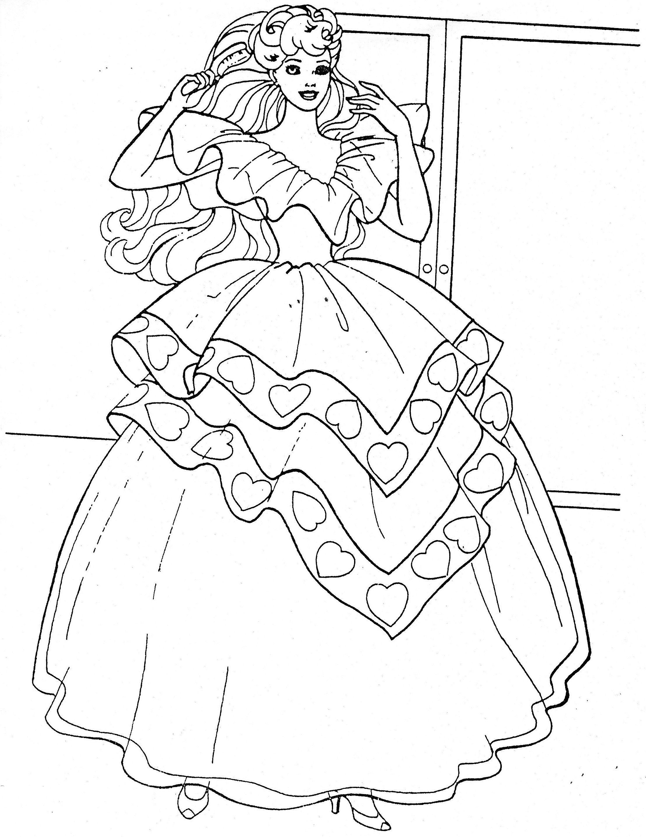 39 Barbie Free Coloring Pages Online Printable 33