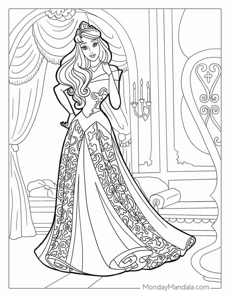 39 Barbie Free Coloring Pages Online Printable 34