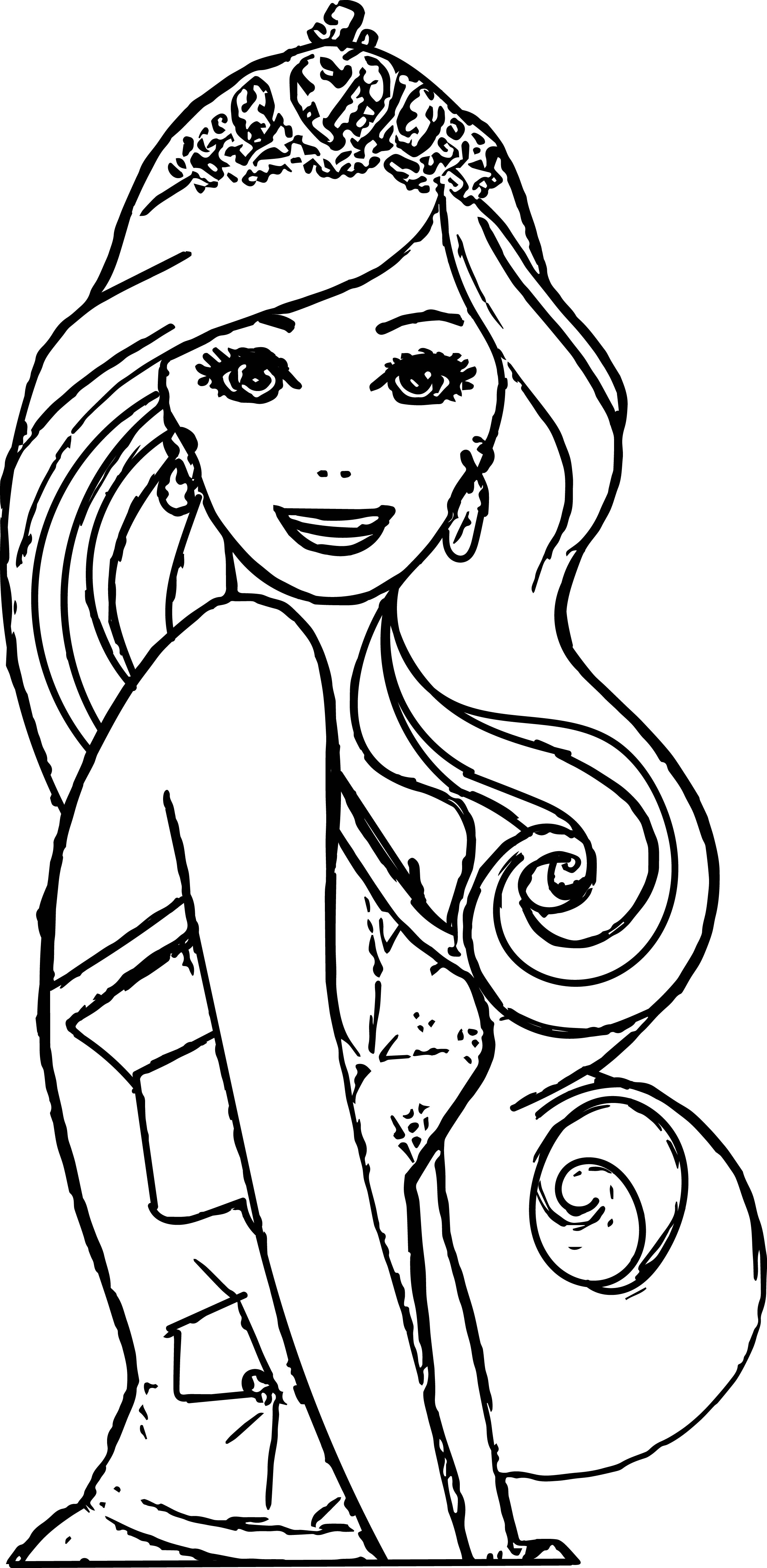 39 Barbie Free Coloring Pages Online Printable 9