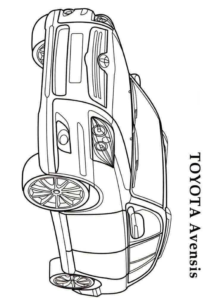 39 Bold Toyota Coloring Pages Printable 2