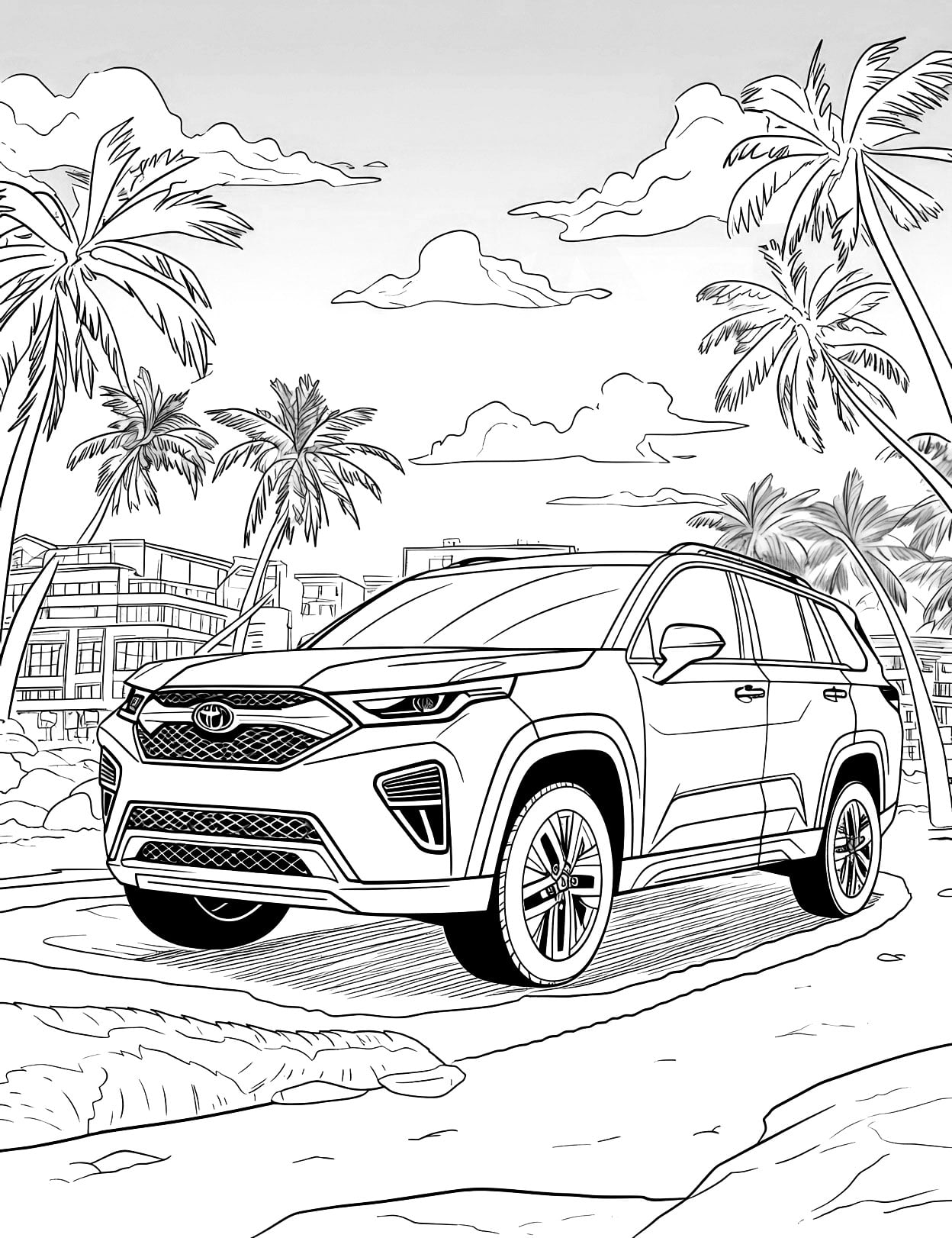 39 Bold Toyota Coloring Pages Printable 29