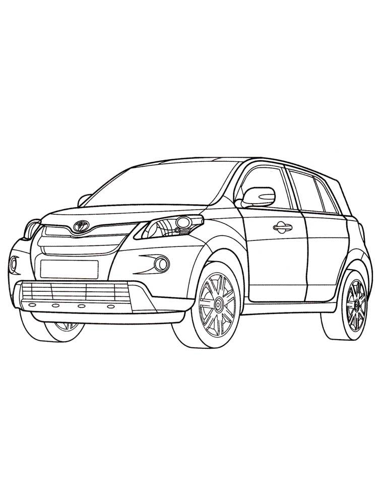 39 Bold Toyota Coloring Pages Printable 8