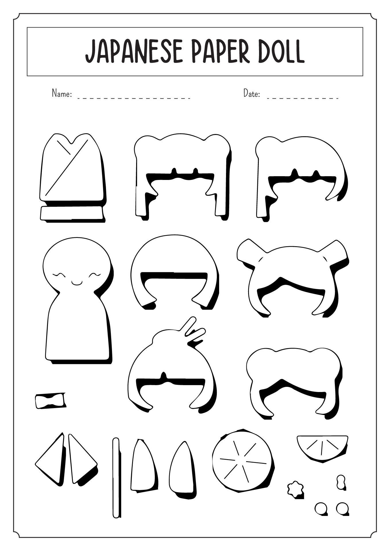 39 Japanese Culture Coloring Pages Printable 16