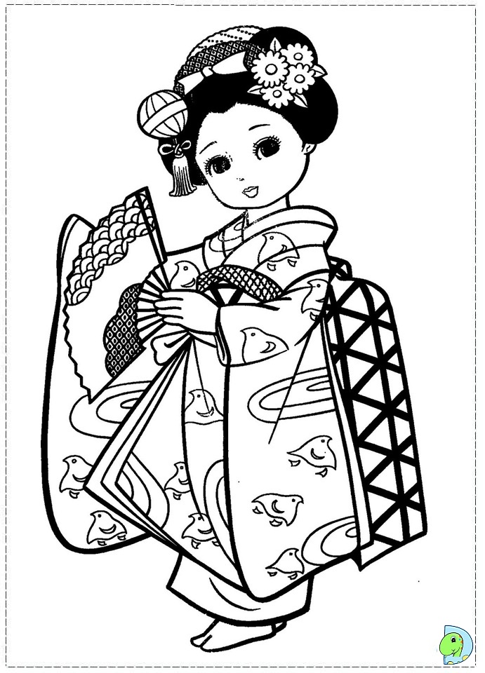 39 Japanese Culture Coloring Pages Printable 24