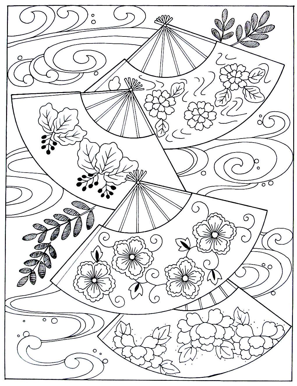 39 Japanese Culture Coloring Pages Printable 25