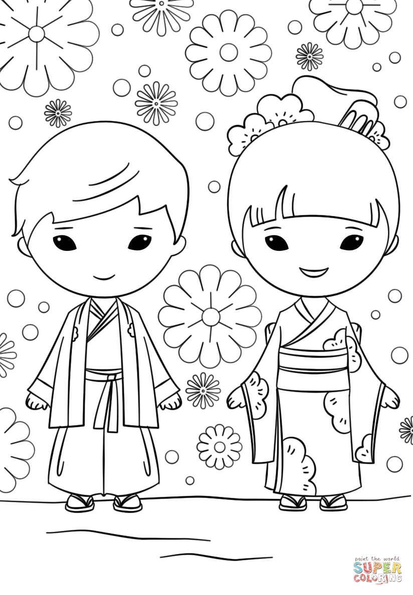 39 Japanese Culture Coloring Pages Printable 26