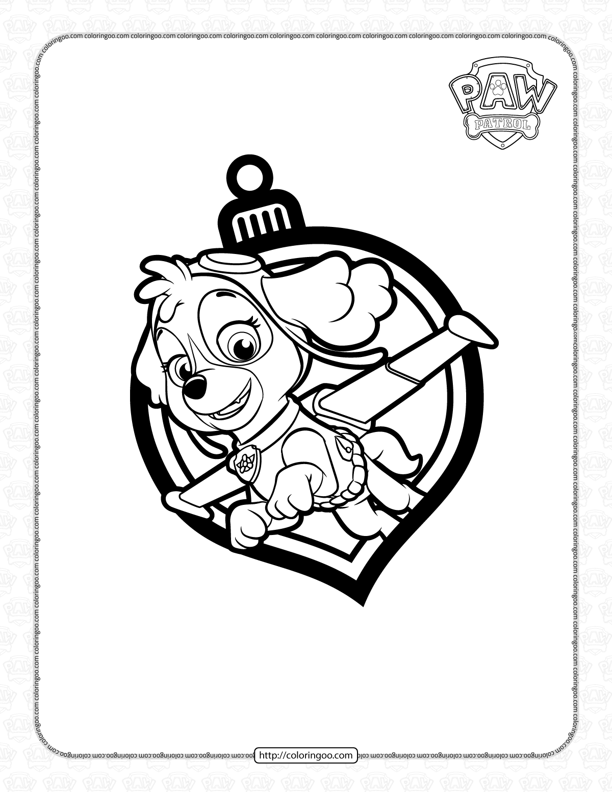 39 Playful Paw Patrol Skye Coloring Pages Printable 23