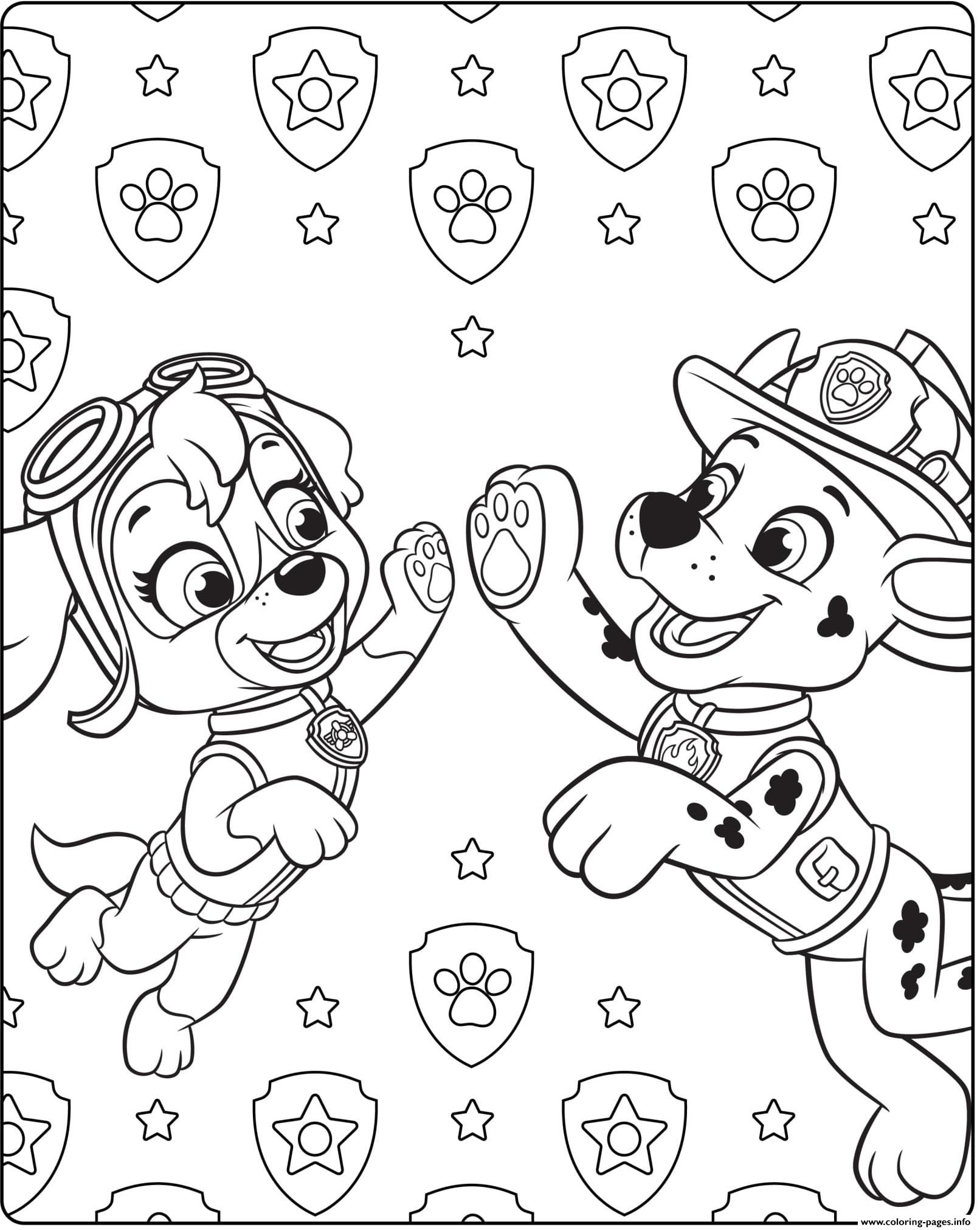 39 Playful Paw Patrol Skye Coloring Pages Printable 3