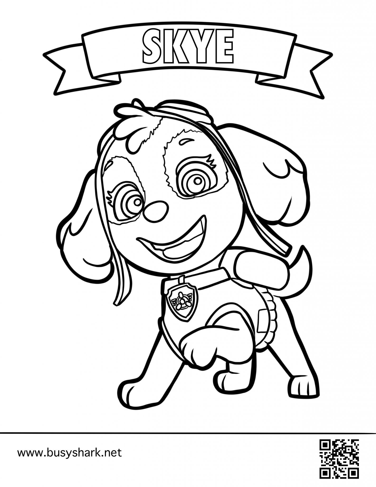 39 Playful Paw Patrol Skye Coloring Pages Printable 34