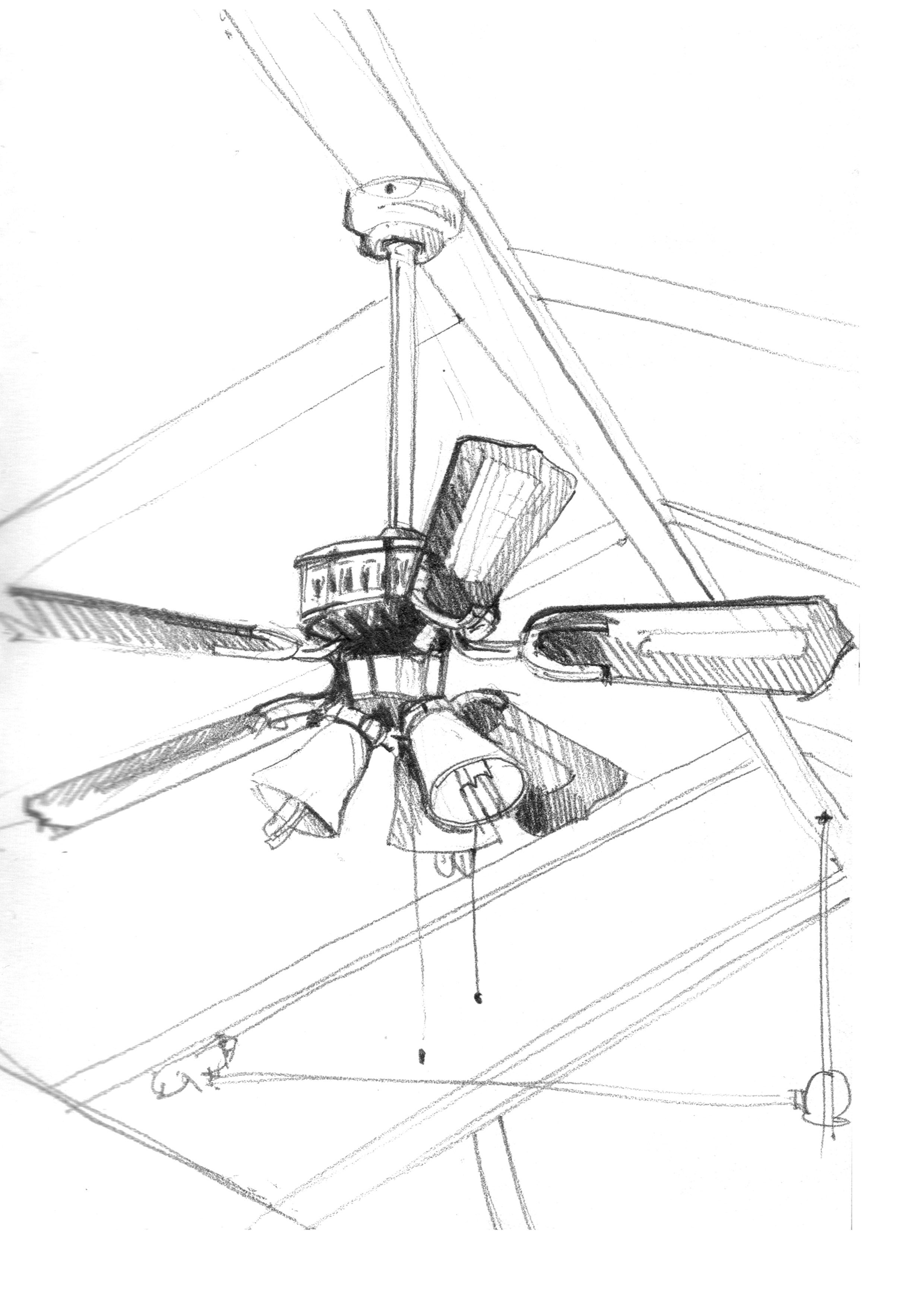 91 Ceiling Fan Coloring Page Printable 1