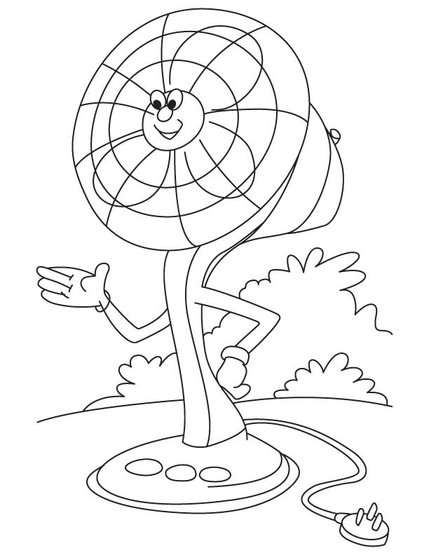 91 Ceiling Fan Coloring Page Printable 26