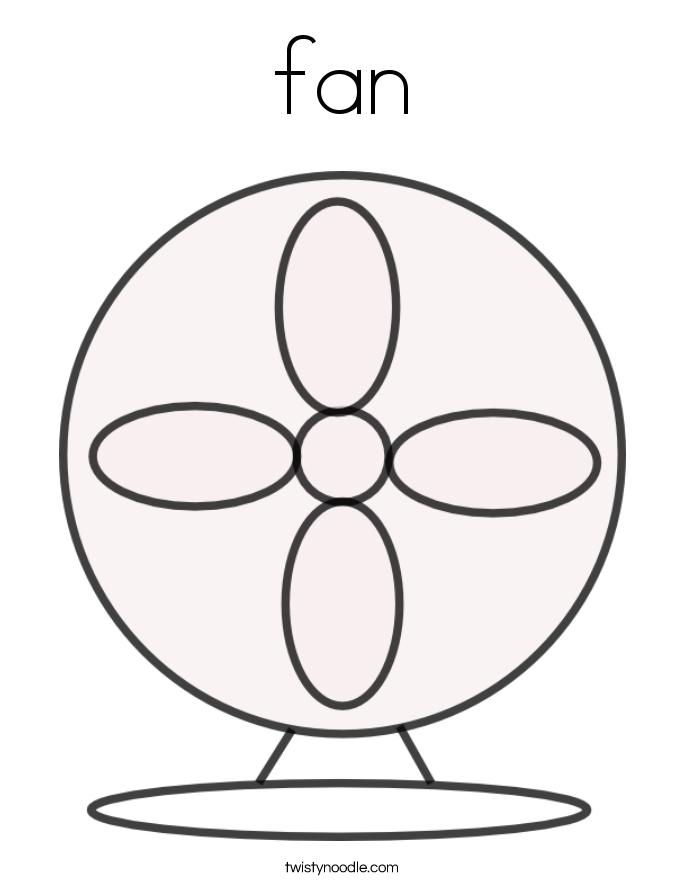 91 Ceiling Fan Coloring Page Printable 3