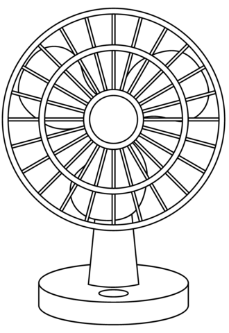 91 Ceiling Fan Coloring Page Printable 5