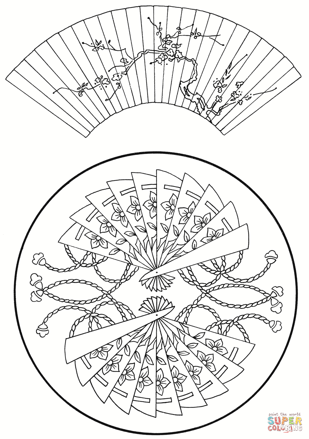 91 Ceiling Fan Coloring Page Printable 53