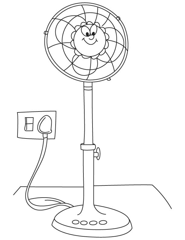 91 Ceiling Fan Coloring Page Printable 74