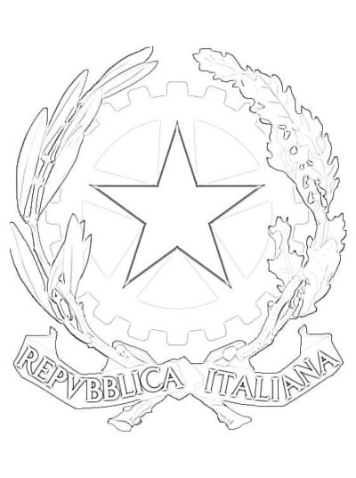 92 Flag of Italy Coloring Page Printable 11