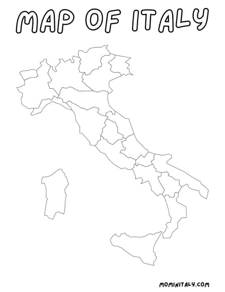 flag of italy coloring page printable jpg