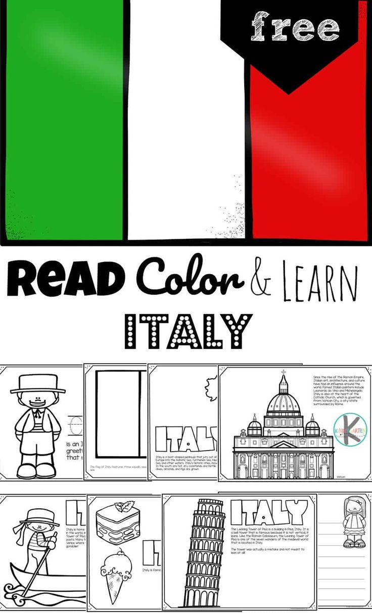 92 Flag of Italy Coloring Page Printable 25