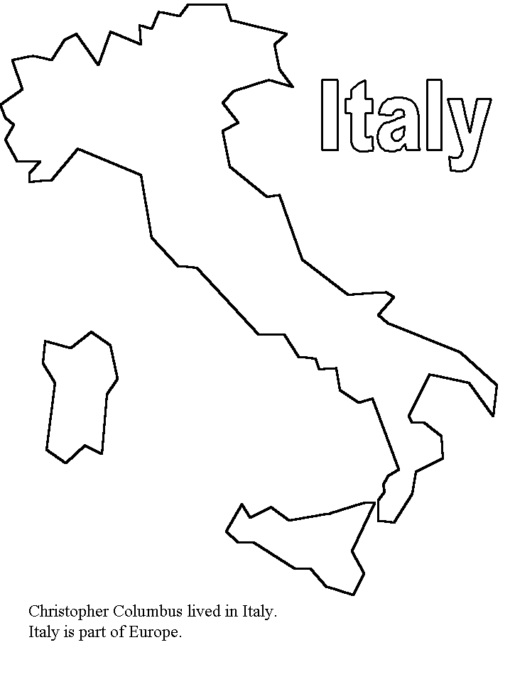 92 Flag of Italy Coloring Page Printable 27