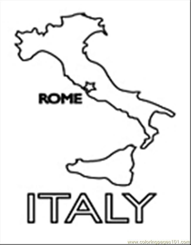 92 Flag of Italy Coloring Page Printable 54