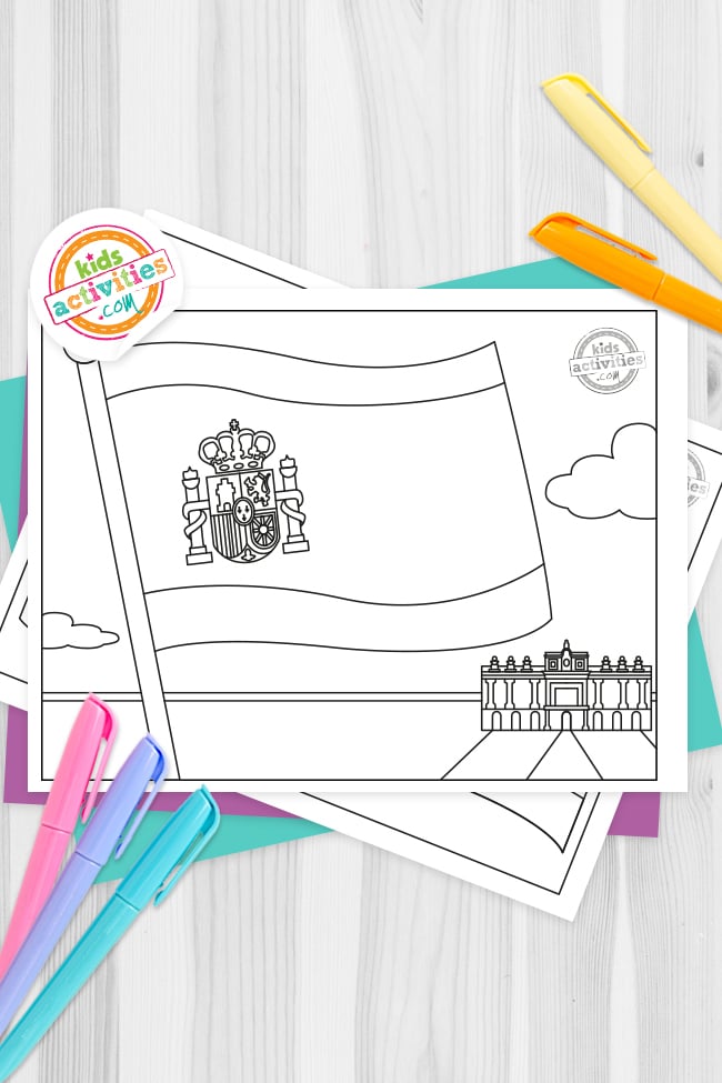 92 Flag of Italy Coloring Page Printable 55