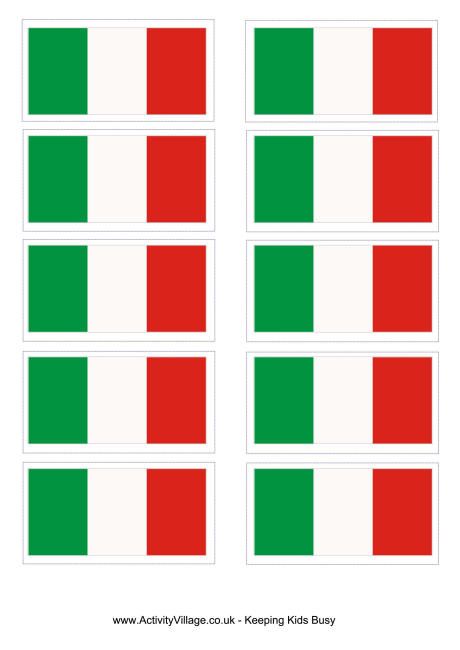 flag of italy coloring page printable jpg