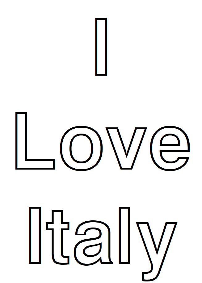 92 Flag of Italy Coloring Page Printable 90