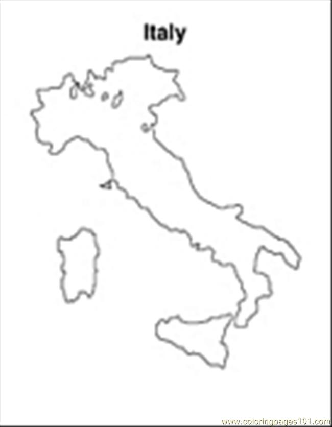 92 Flag of Italy Coloring Page Printable 93