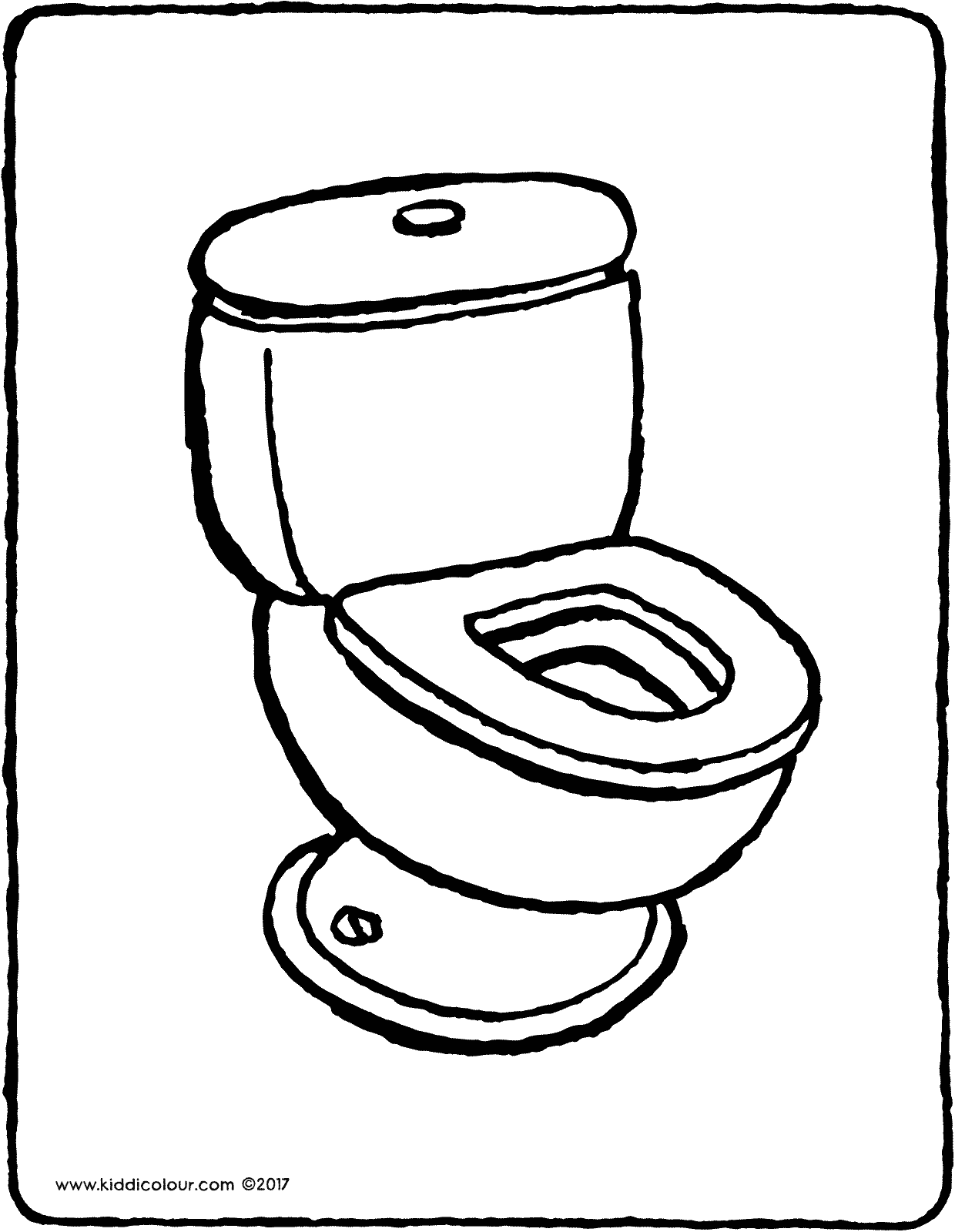 95 Toilet Coloring Page Printable 1