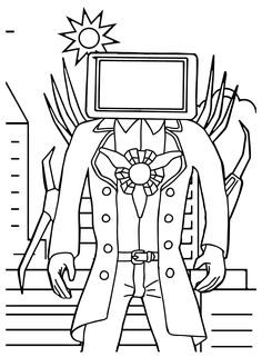 95 Toilet Coloring Page Printable 21