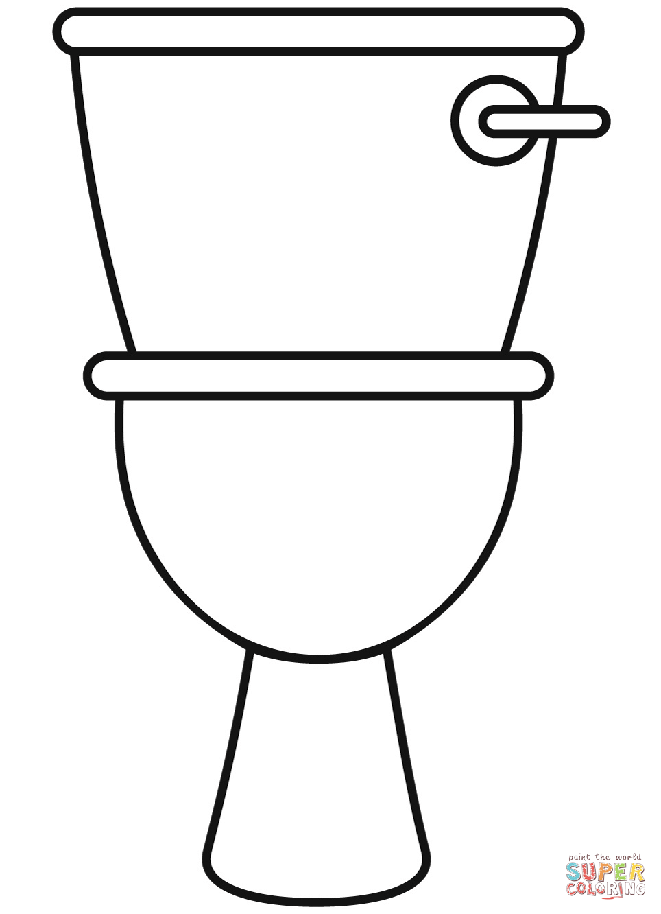 95 Toilet Coloring Page Printable 25