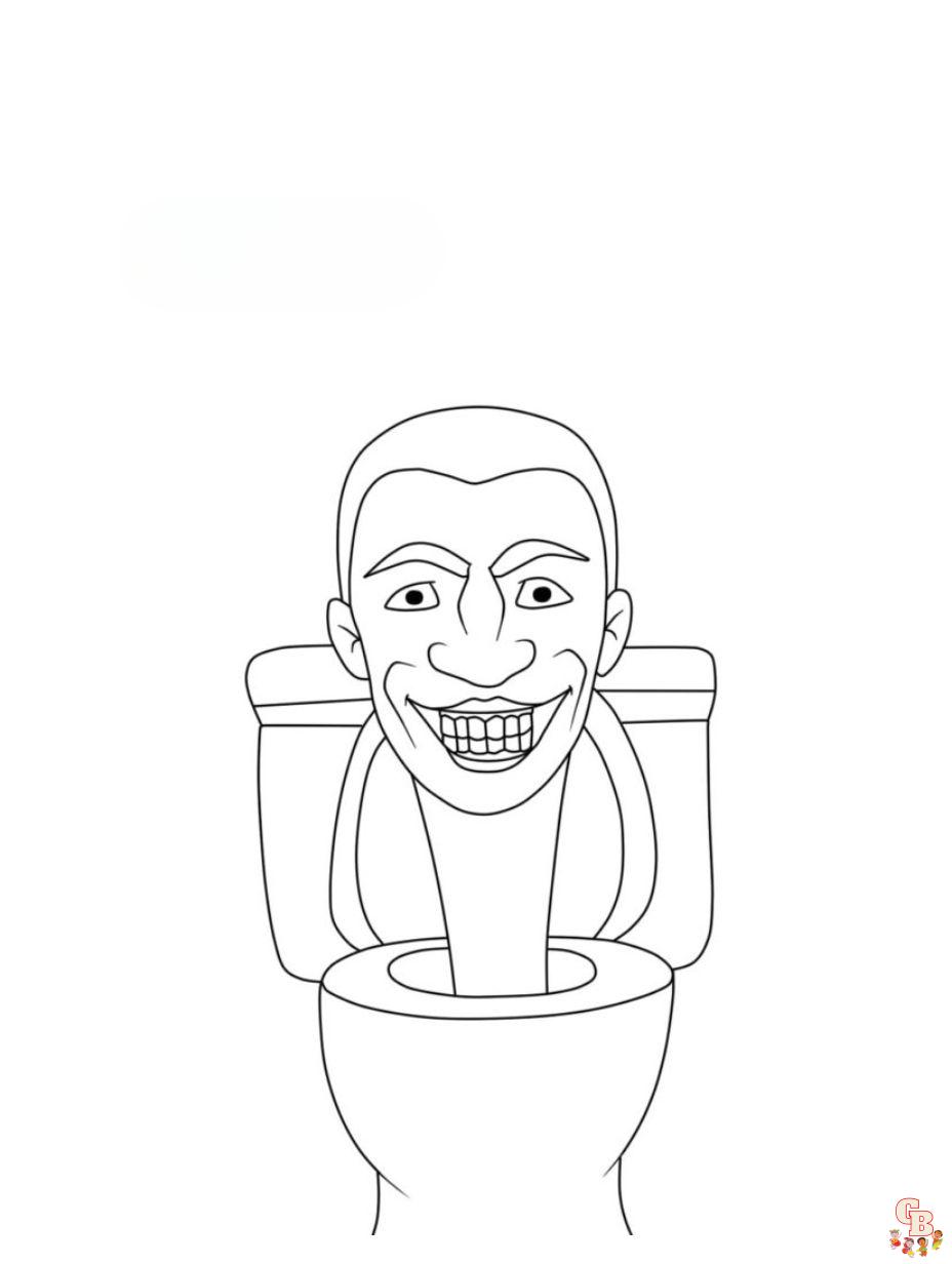 95 Toilet Coloring Page Printable 27