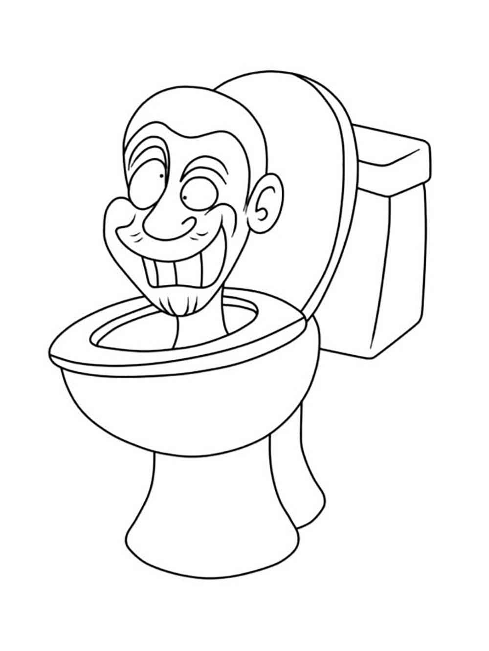 95 Toilet Coloring Page Printable 29