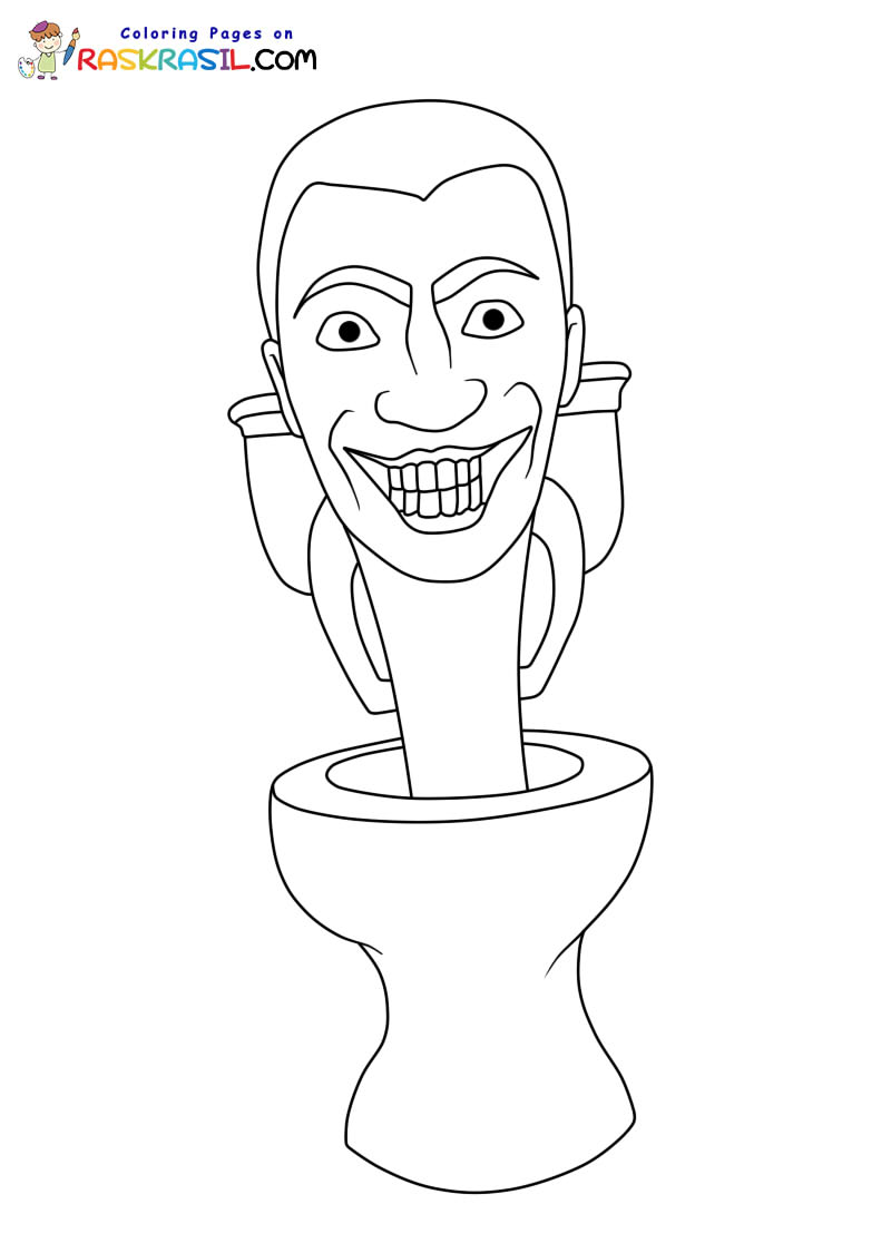 95 Toilet Coloring Page Printable 33