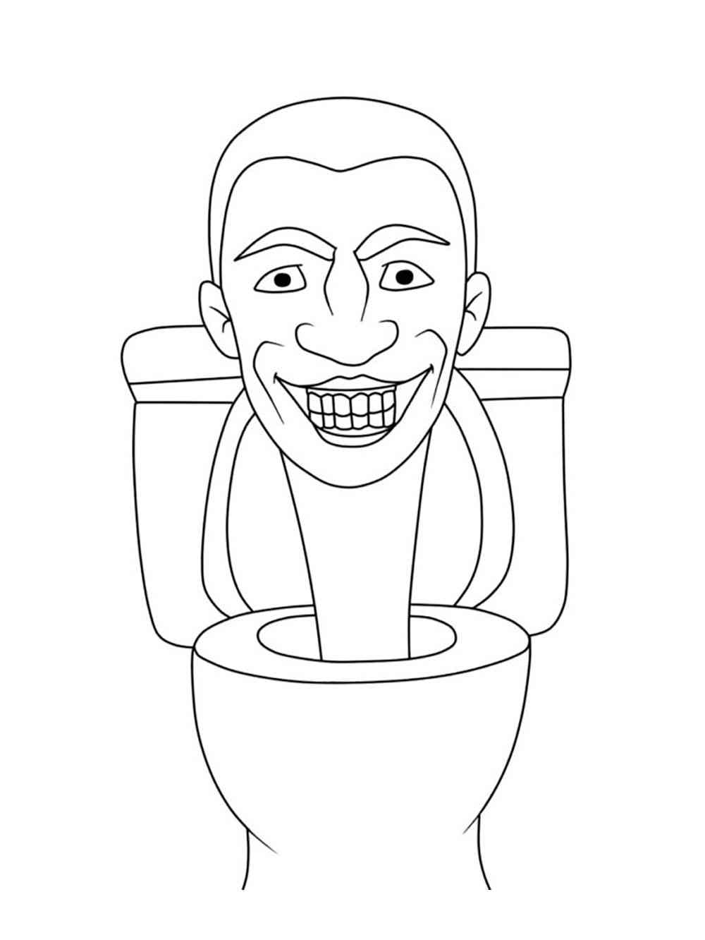 95 Toilet Coloring Page Printable 4