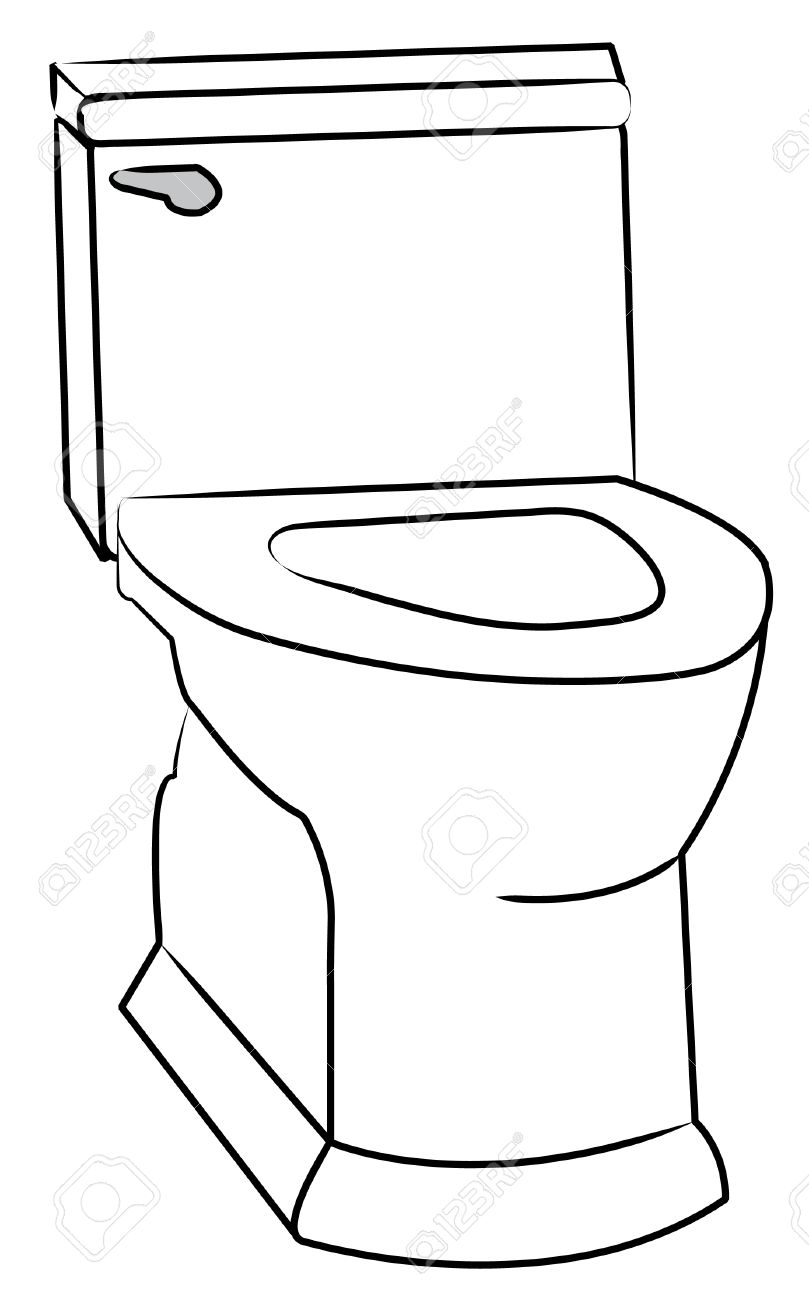 toilet coloring page printable jpg