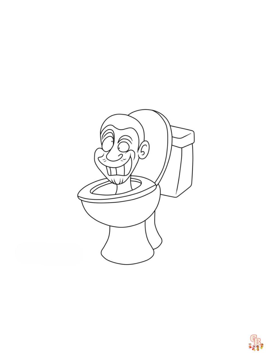 95 Toilet Coloring Page Printable 72