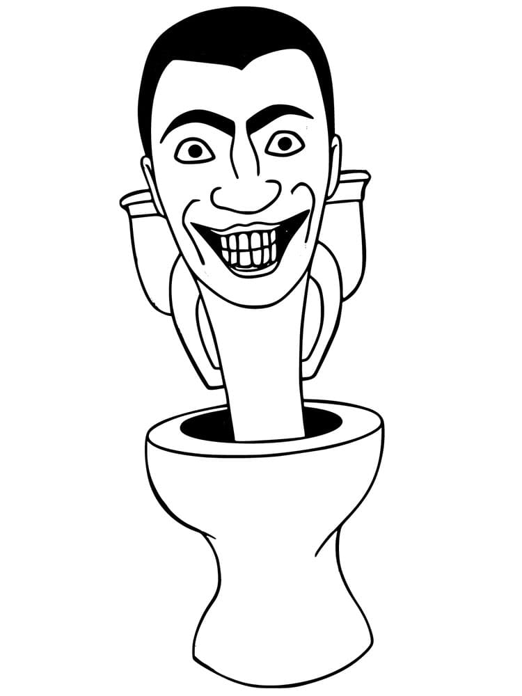 95 Toilet Coloring Page Printable 75