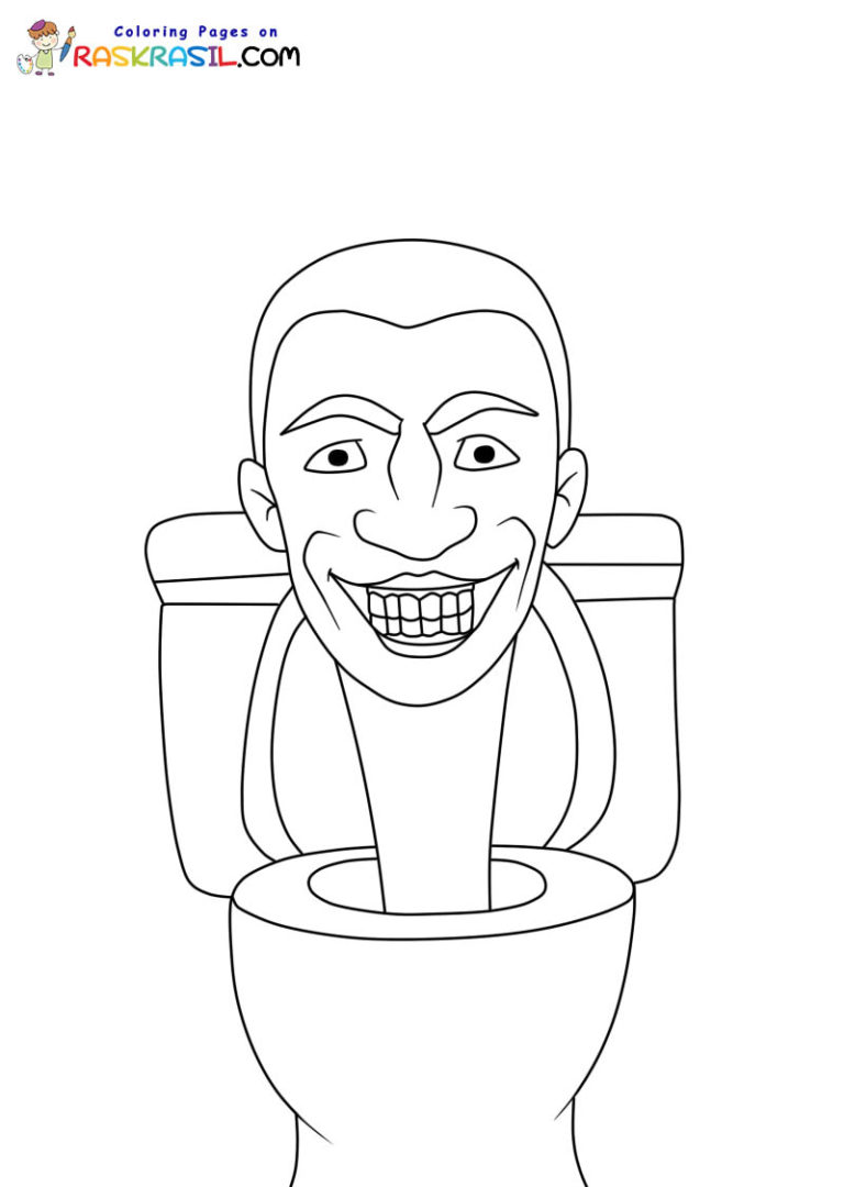 95 Toilet Coloring Page Printable 77