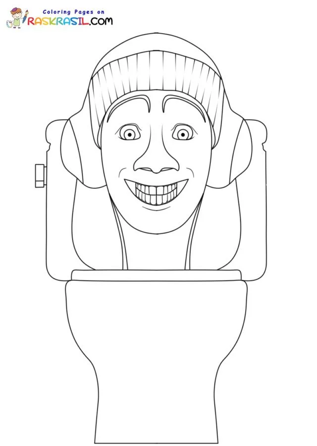 95 Toilet Coloring Page Printable 79