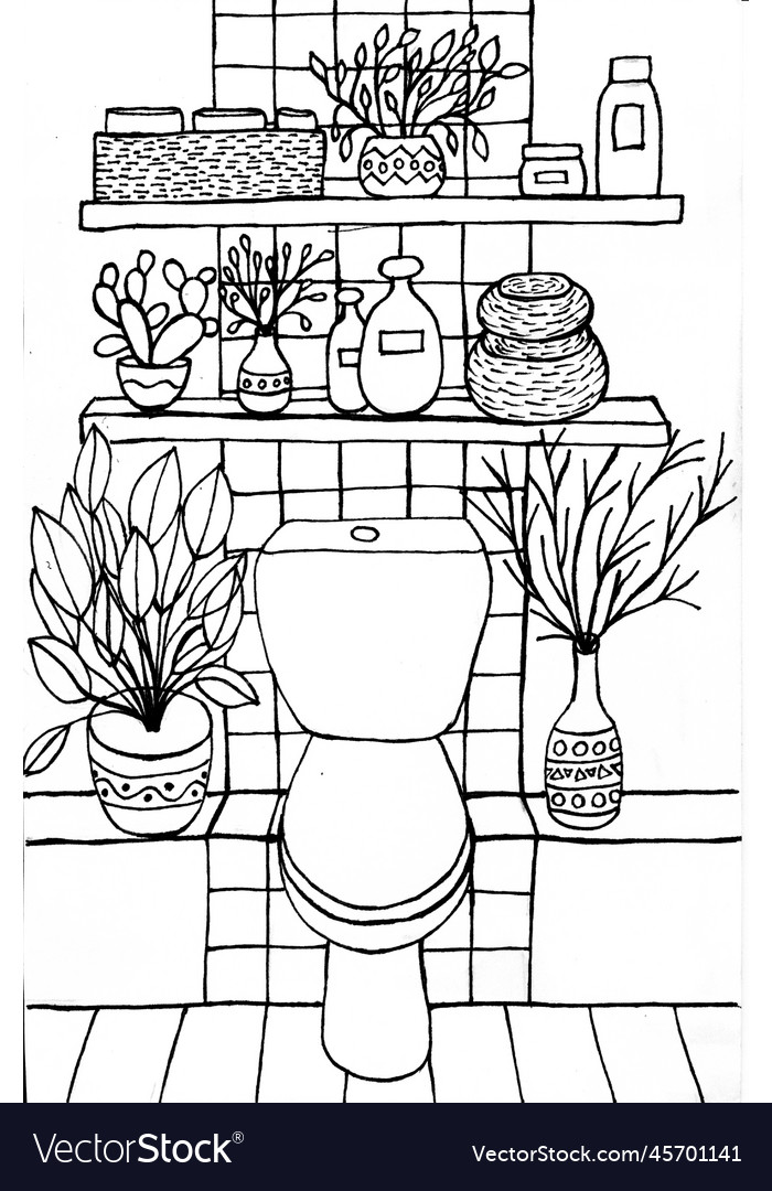 toilet coloring page printable jpg