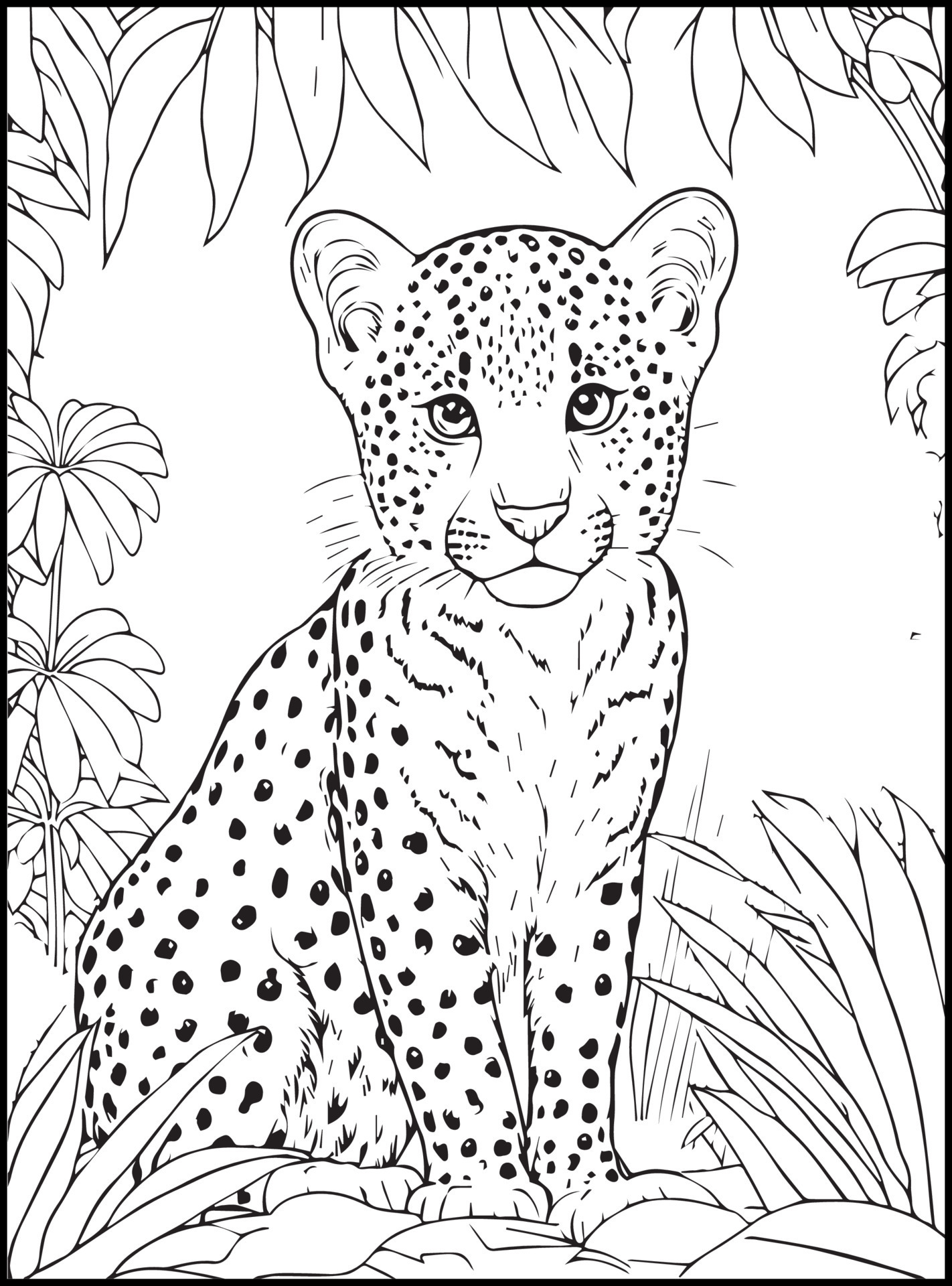 95 Wonderful Animals Coloring Pages Printable 12