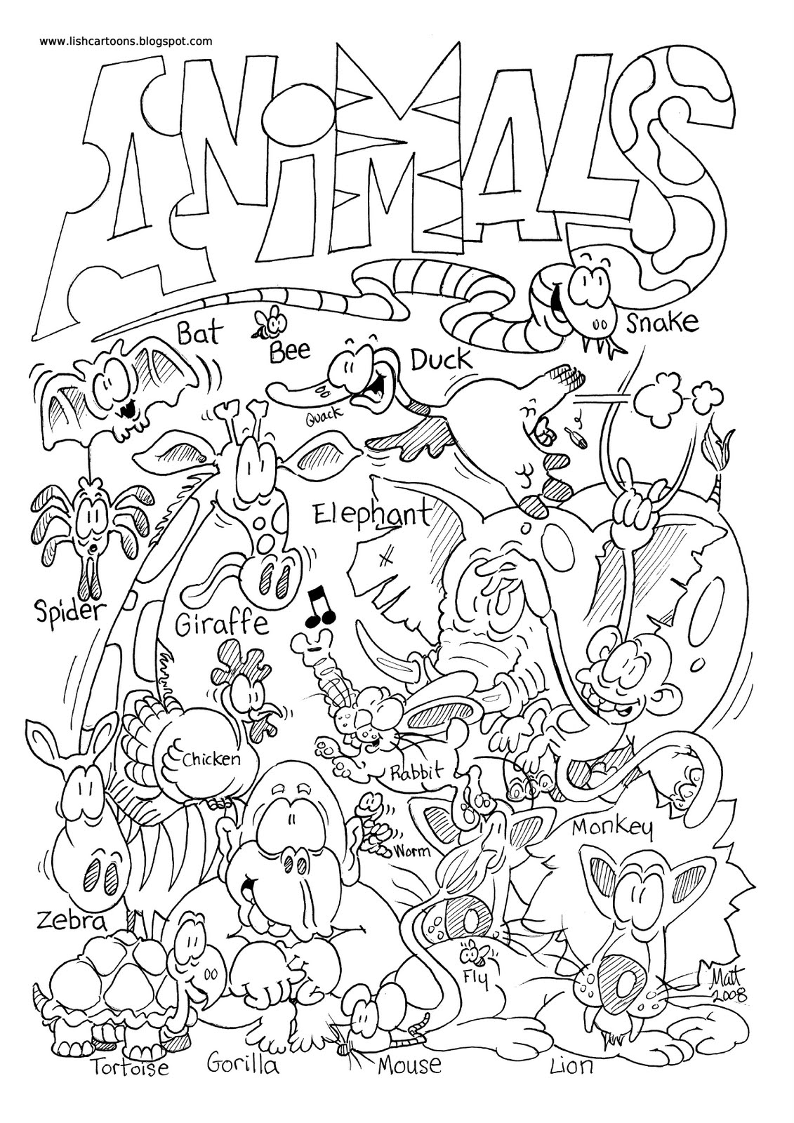 95 Wonderful Animals Coloring Pages Printable 23