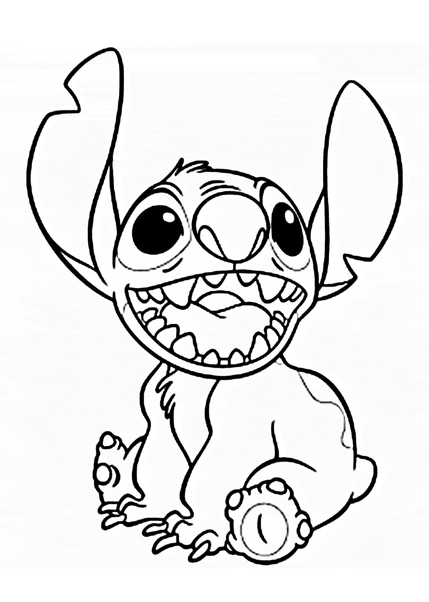 36+ Festive Adorable Stitch Coloring Pages Printable