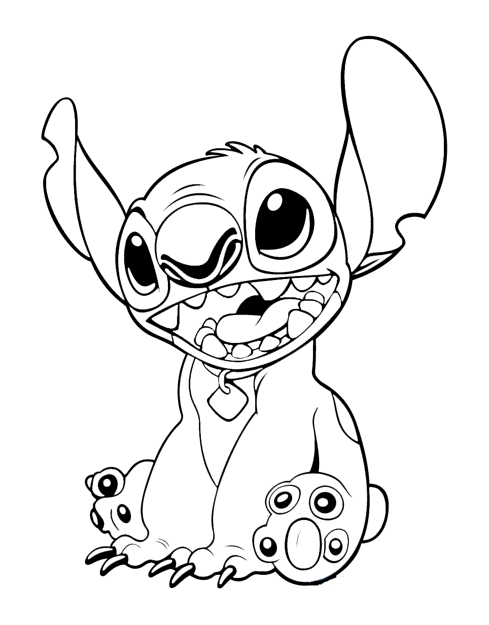 115+ Vibrant Stitch Surfing Coloring Pages Printable