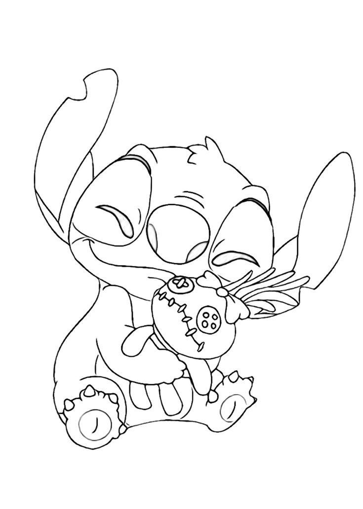 74+ Whimsical Adorable Stitch Coloring Pages Printable