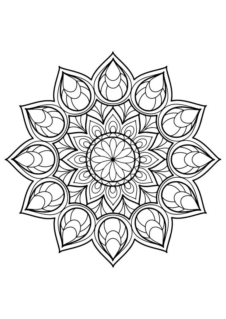 145+ Joyous Mandala Coloring Pages Printable