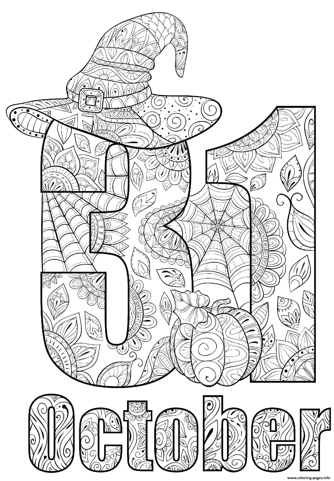 free printable halloween coloring pages jpg