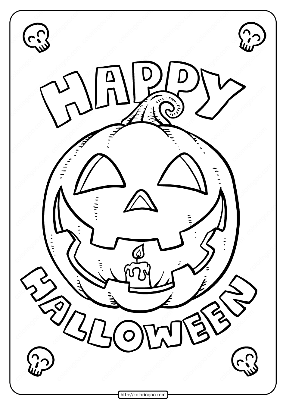 31 Free Printable Halloween Coloring Pages 11