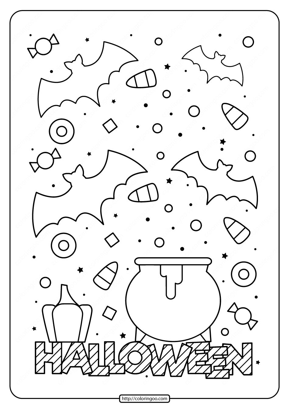 free printable halloween coloring pages jpg